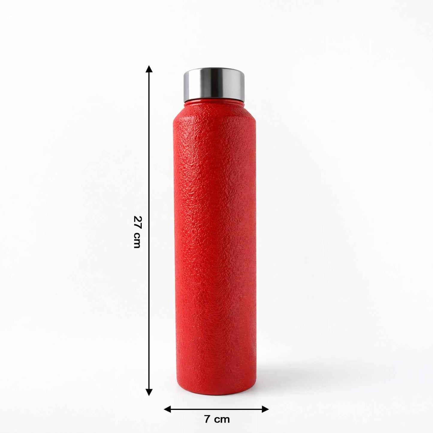 1000 Ml Stainless Steel Water Bottle Red Color (1 Pc)