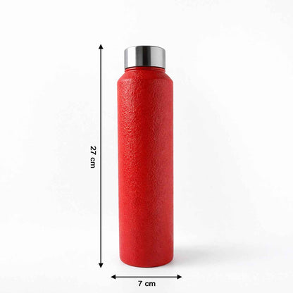 1000 Ml Stainless Steel Water Bottle Red Color (1 Pc)