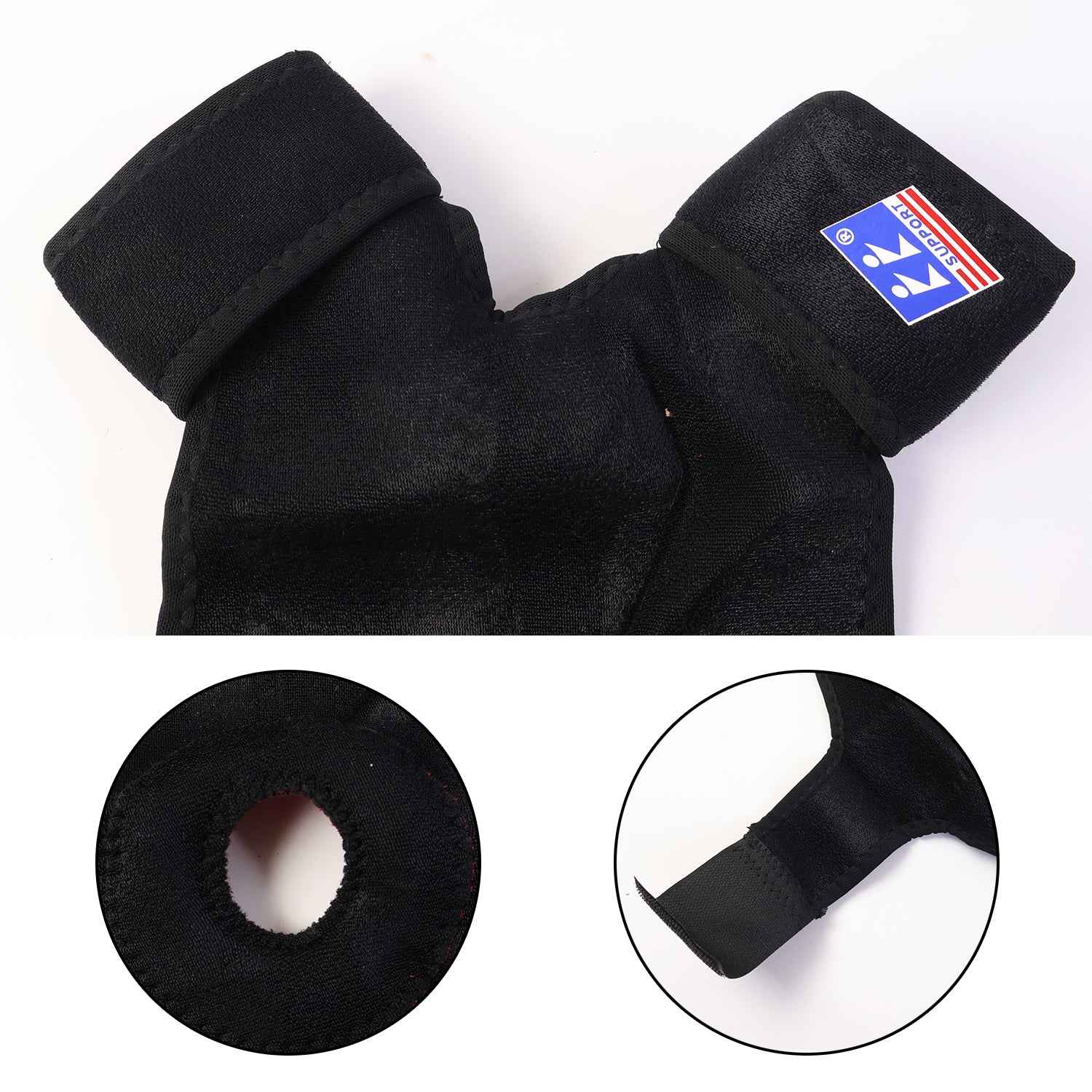Adjustable Elastic Knee Support Brace (1 Pc)