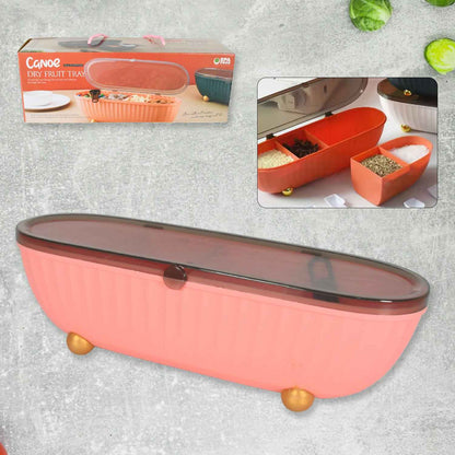Spice Jar Durable Spice Seasoning Box Jar Food Grade Spoon Seasoning Case For Kitchen Dry Fruit Tray (1 Pc) - BeSh Deals®