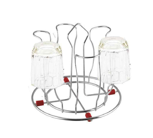 Stainless Steel Glass Holder Glass Hanging Organizer For Kitchen Bars Pubs - BeSh Deals®