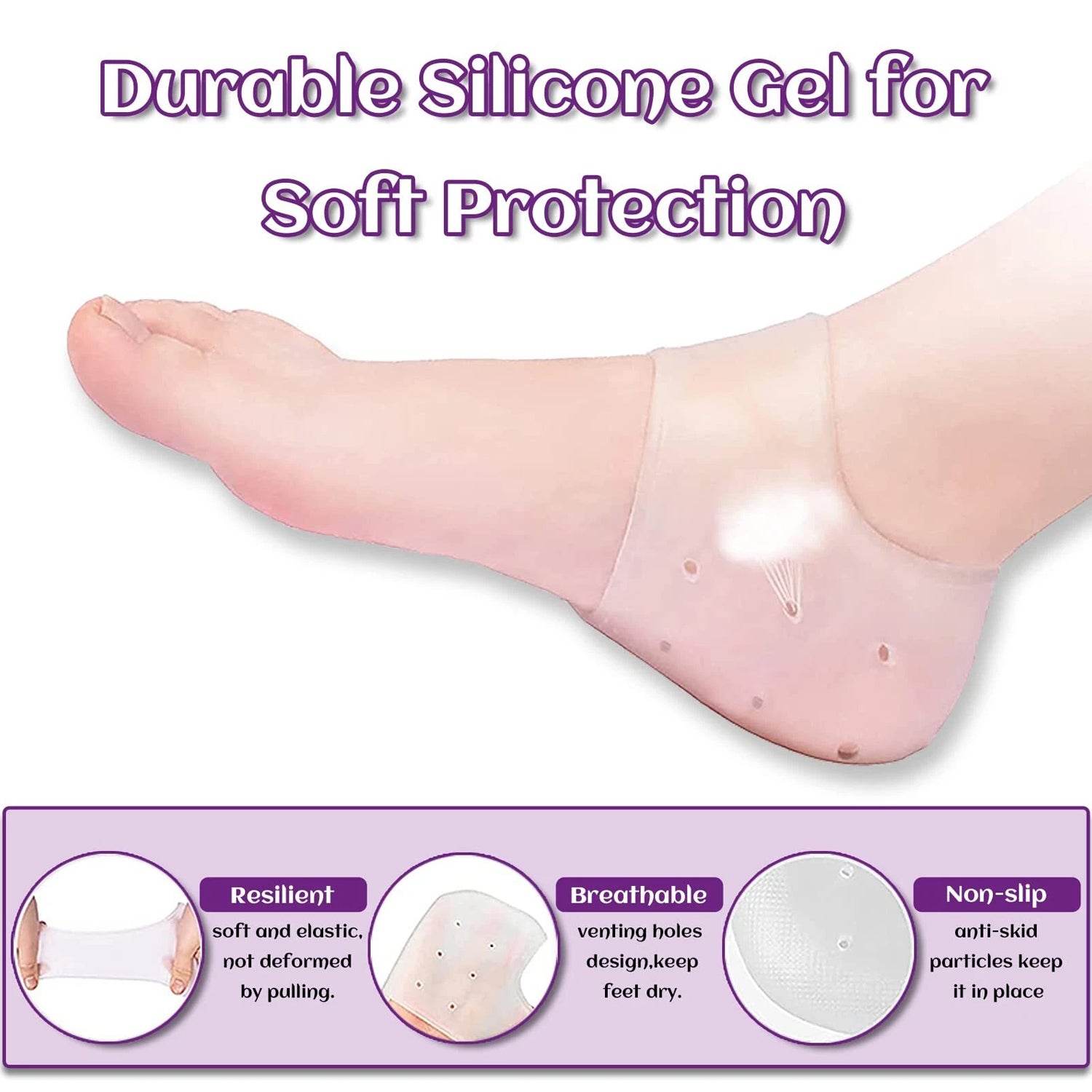 Kid Silicone Heel Protectors (1 Pair) - Best Deals at BeSh Deals®
