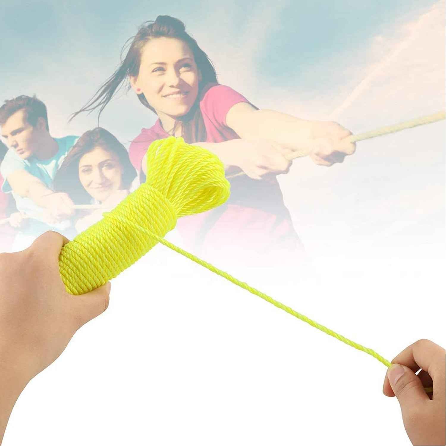 9116 3meter Heavy Duty Laundry Drying Clothesline Rope Portable Travel Nylon Cord Sturdy Clothes Line For Outdoor Camping Indoor Crafting Art Projects