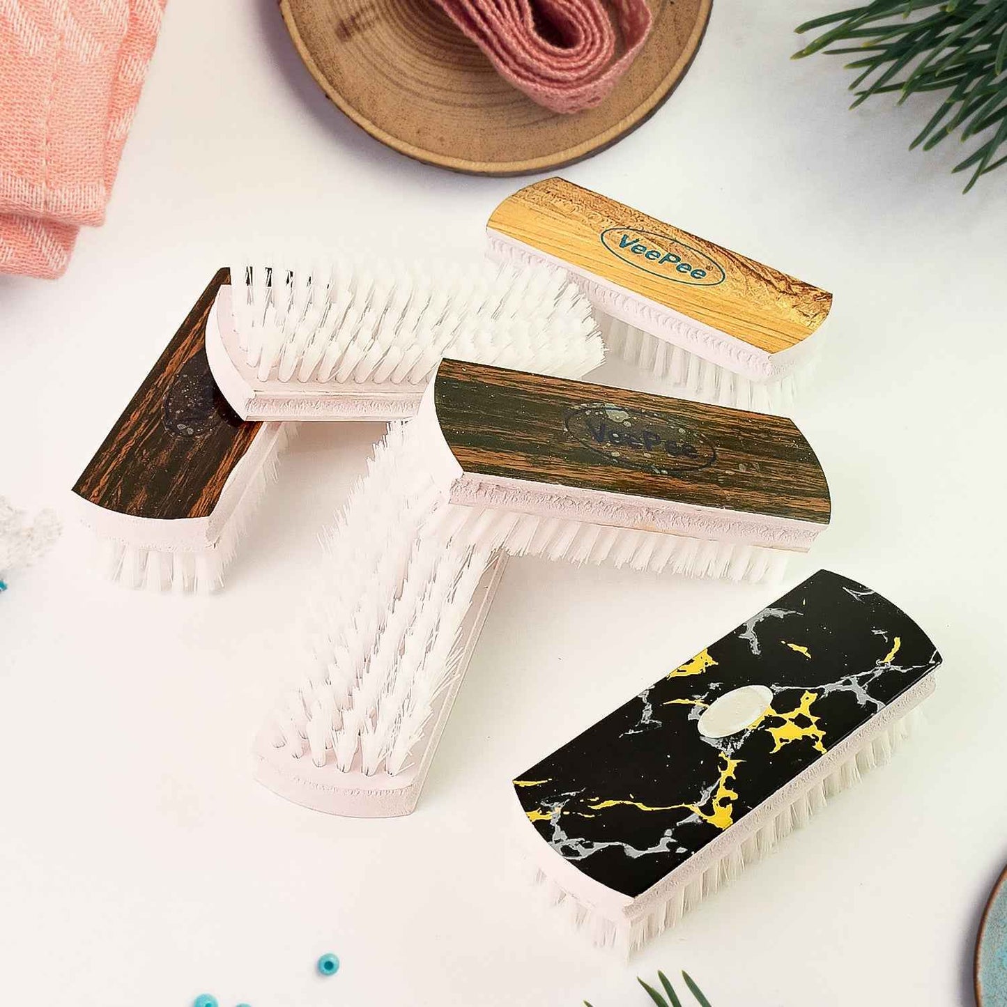 Veepee Heavy-duty Cloth Washing Brush Set 6 Pcs