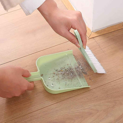 7617 Mini Dustpan Supdi With Brush Broom Set For Multipurpose Cleaning