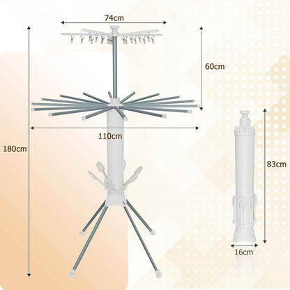 Multi-layer Foldable Clothes Drying Rack Set