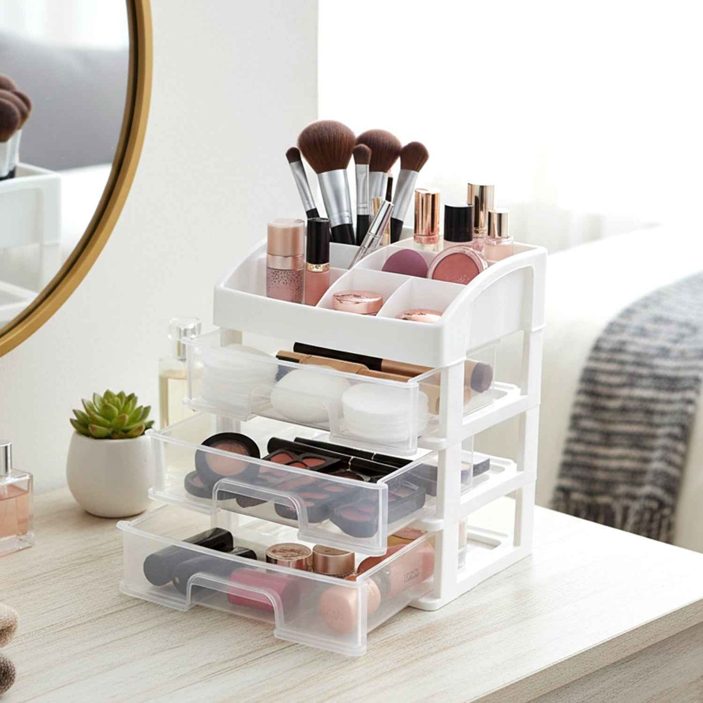 3 Layer Multipurpose Desktop Storage Organizer