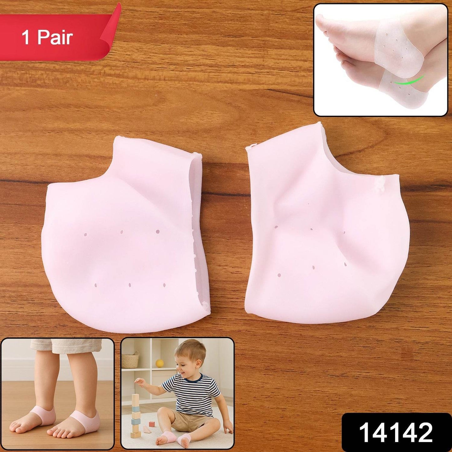 Kid Silicone Heel Protectors (1 Pair) - Best Deals at BeSh Deals®