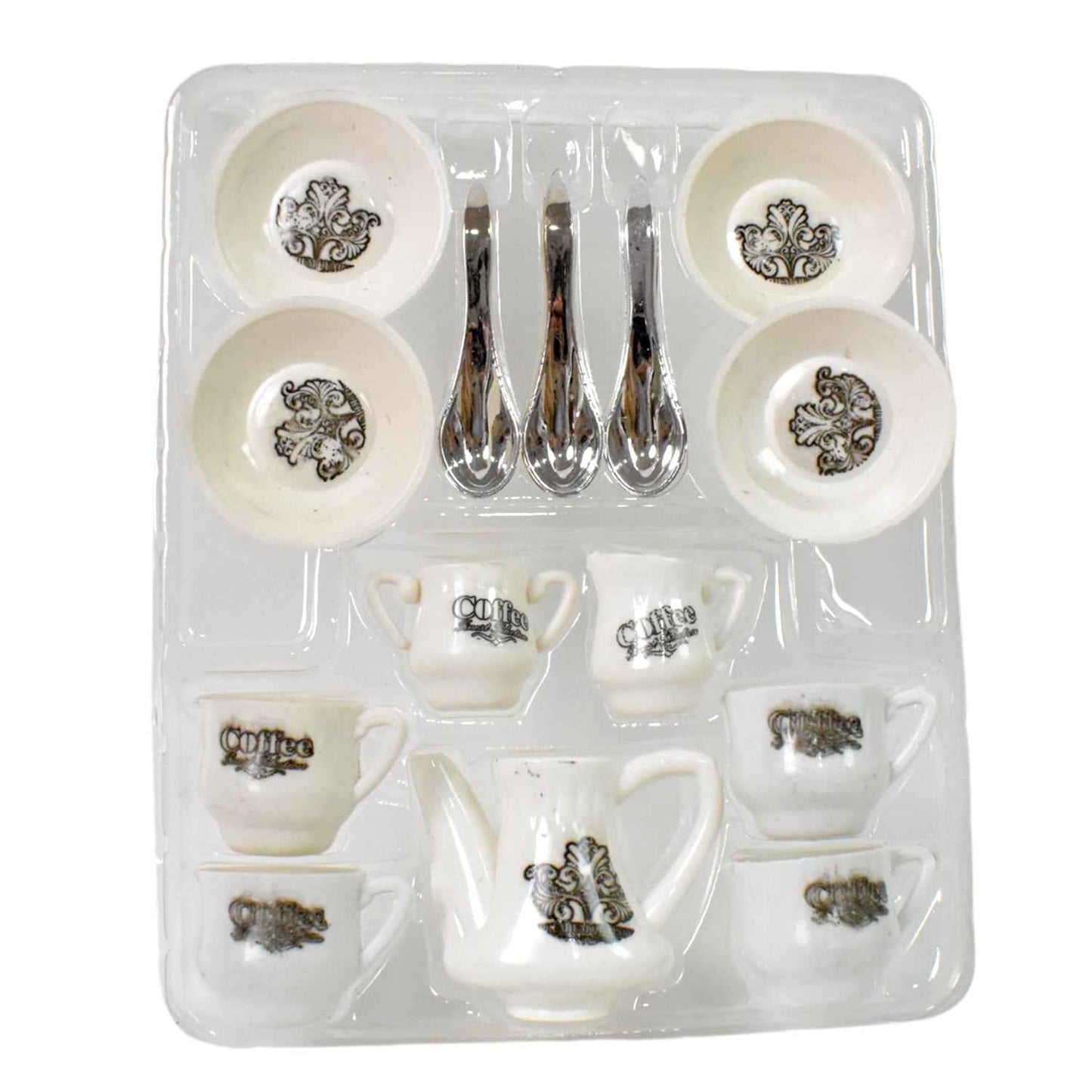 4445 Tickles Tea Toy Set  Coffee Kitchen Plastic Set Toy For Kids Boys  Girls (14 Pcs)