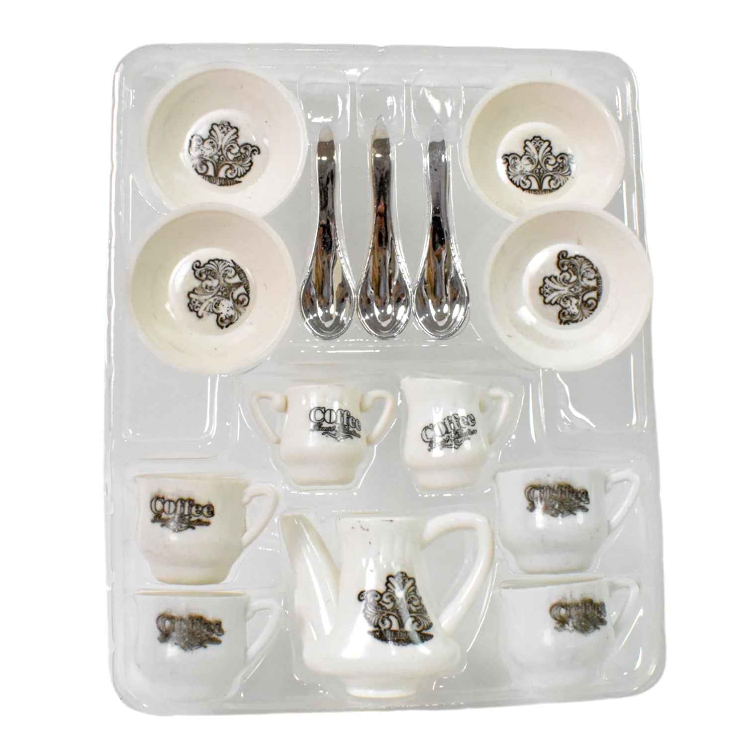 4445 Tickles Tea Toy Set  Coffee Kitchen Plastic Set Toy For Kids Boys  Girls (14 Pcs)