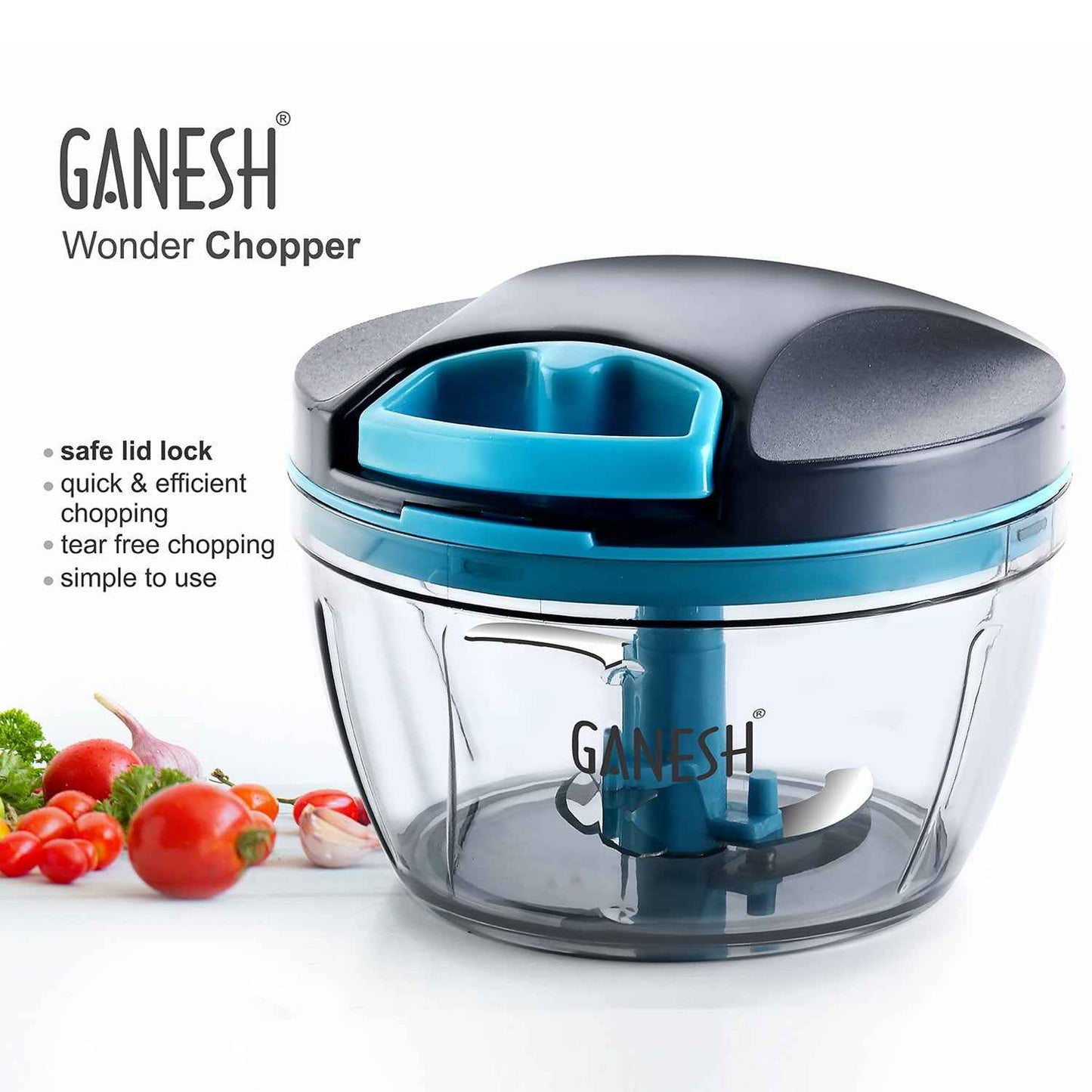 8106 Ganesh Wonder Chopper Grey (470ml)