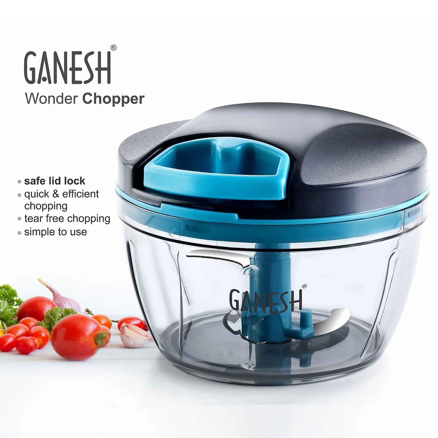 8106 Ganesh Wonder Chopper Grey (470ml)