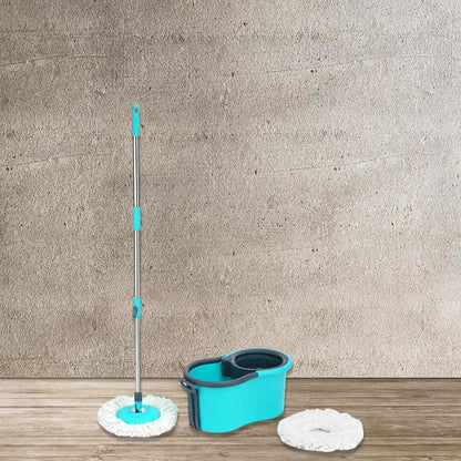 4941 Quick Spin Mop Plastic Spin Bucket Floor Cleaning Easy Wheels  Big Bucket Floor Cleaning Mop With Bucket - Best Deals at BeSh Deals®