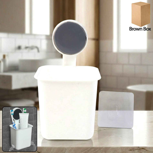 Wall-mounted Toothbrush  Bathroom Storage Organizer (1 Pc)