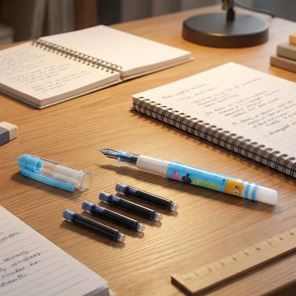 Cute Cartoon Liquid Ink Pen Set