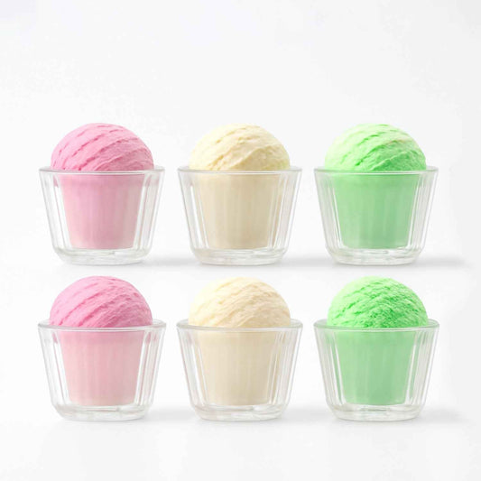 Premium Transparent Plastic Dessert Bowl Set 6 Pieces - BeSh Deals