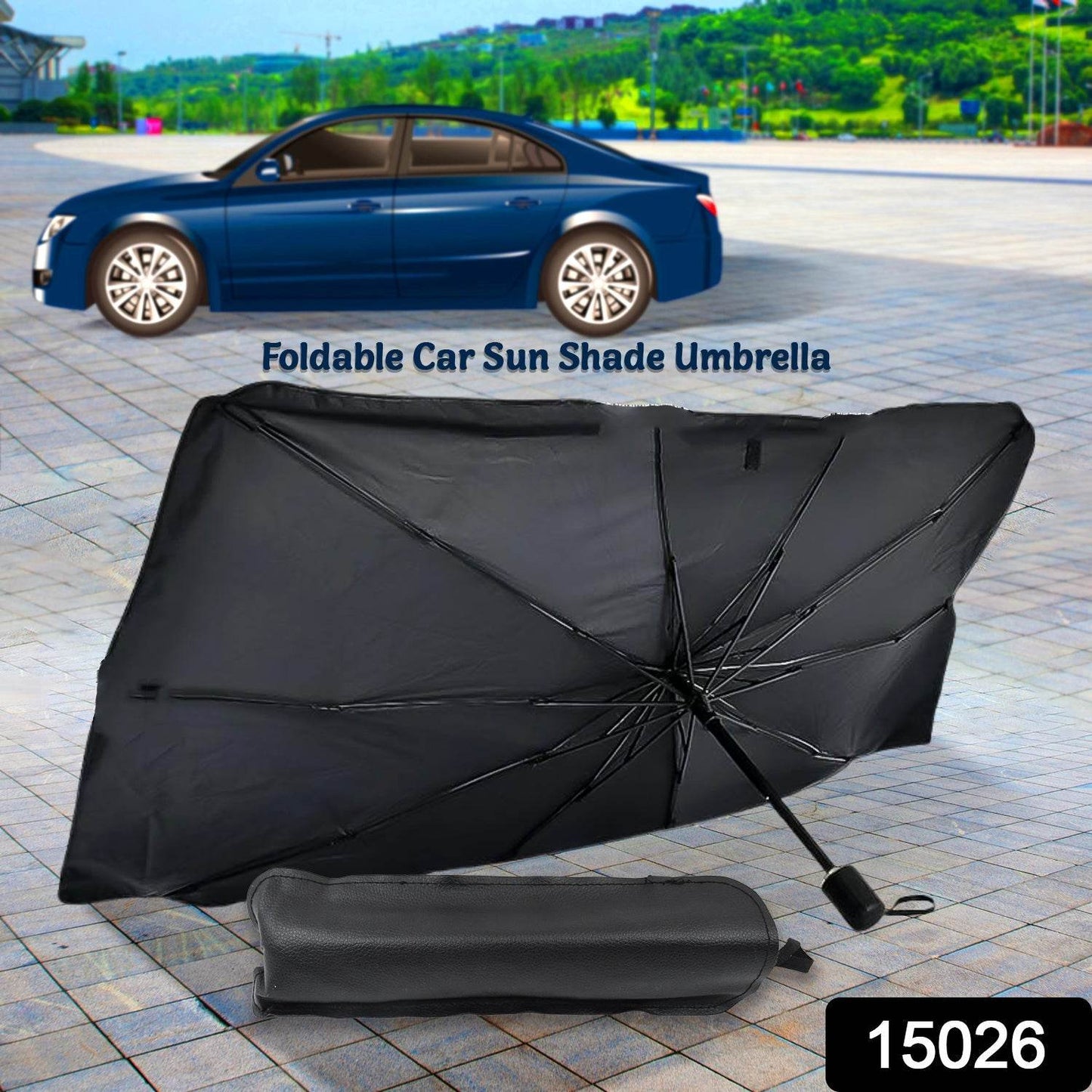 Windshield Umbrella Sun Shade Cover For Car (1 Pc) - Best Deals at BeSh Deals®
