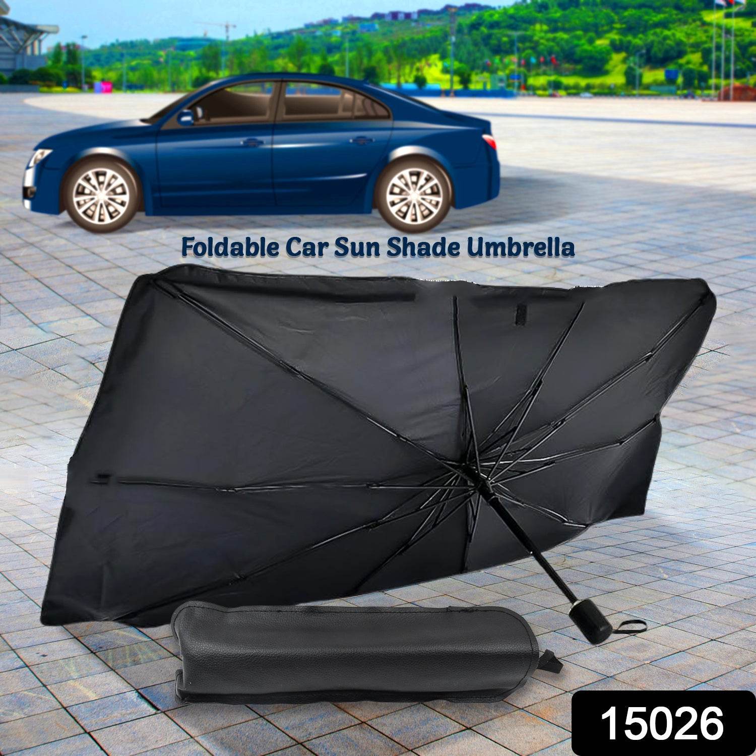 Windshield Umbrella Sun Shade Cover For Car (1 Pc) - Best Deals at BeSh Deals®