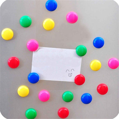 7866 Magnet Button Durable Magnetic Button Children Experiment Magnet Set  Magnet Toy Sets Round Shaped Magnet Set ( Set Of 10 )