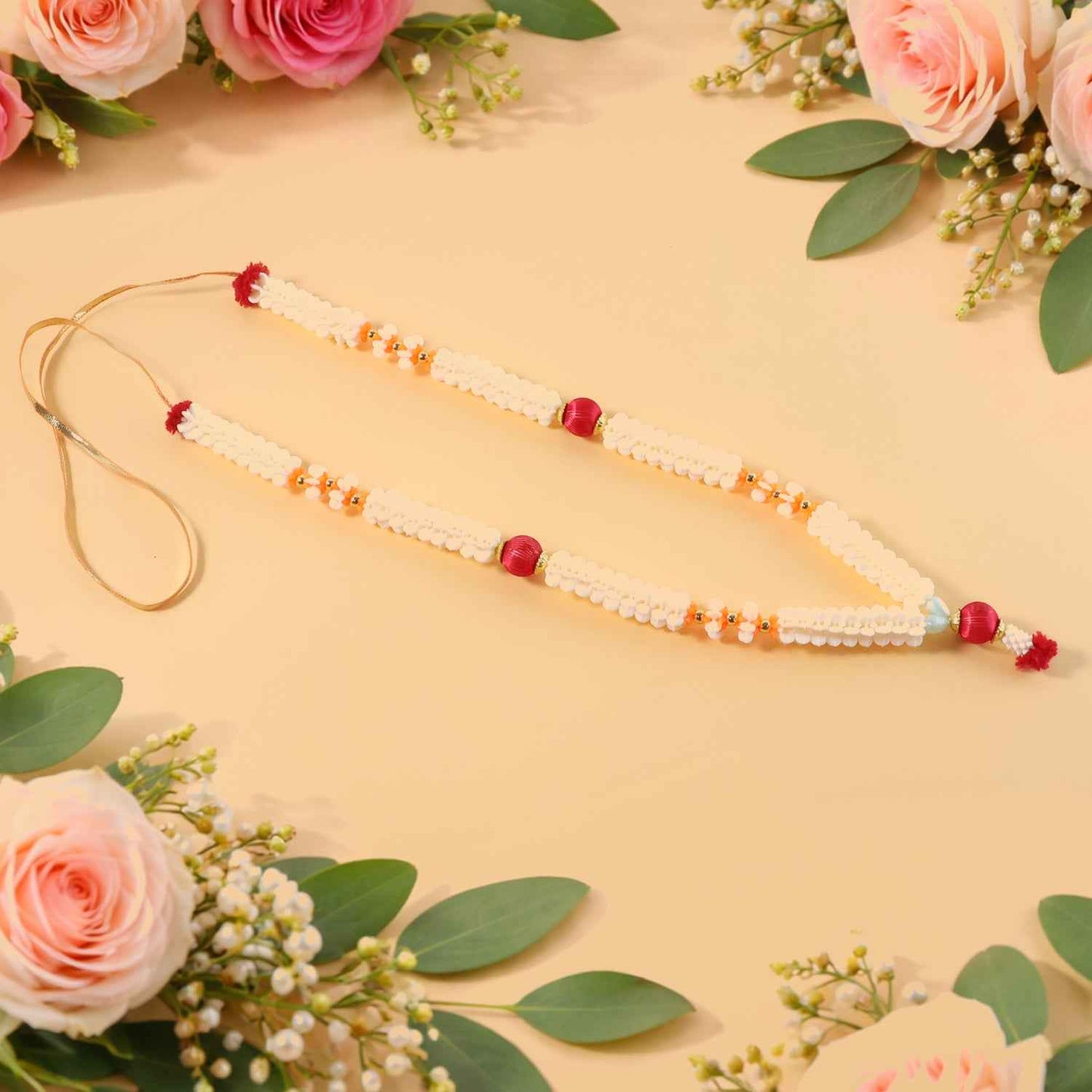 Traditional Decorative Pooja Gajra Garland (1 Pc)
