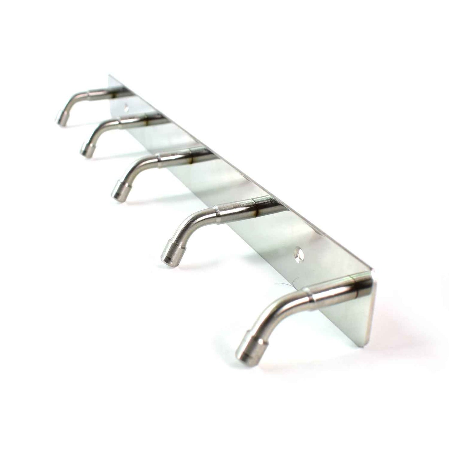 Stainless Steel Wall Mounted Coat 5 Hook Rack (26x3  1 Pc)