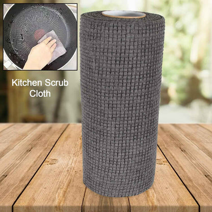 8190 Durable Kitchen Scrub Cloth Microfiber Cleaning Cloth Roll Kitchen Wear-resistant Cloth 2022cm Multipurpose Cleaning Cloths For Kitchen (1pc)