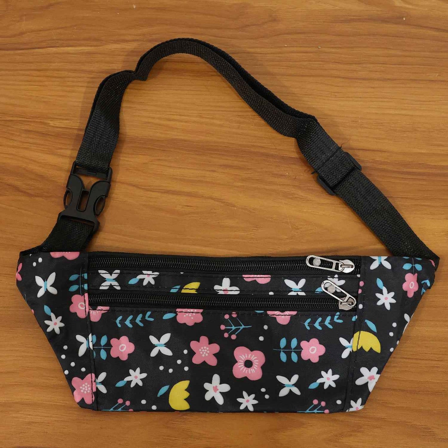 Floral Print Adjustable Waist Bag  Fanny Pack (1 Pc)