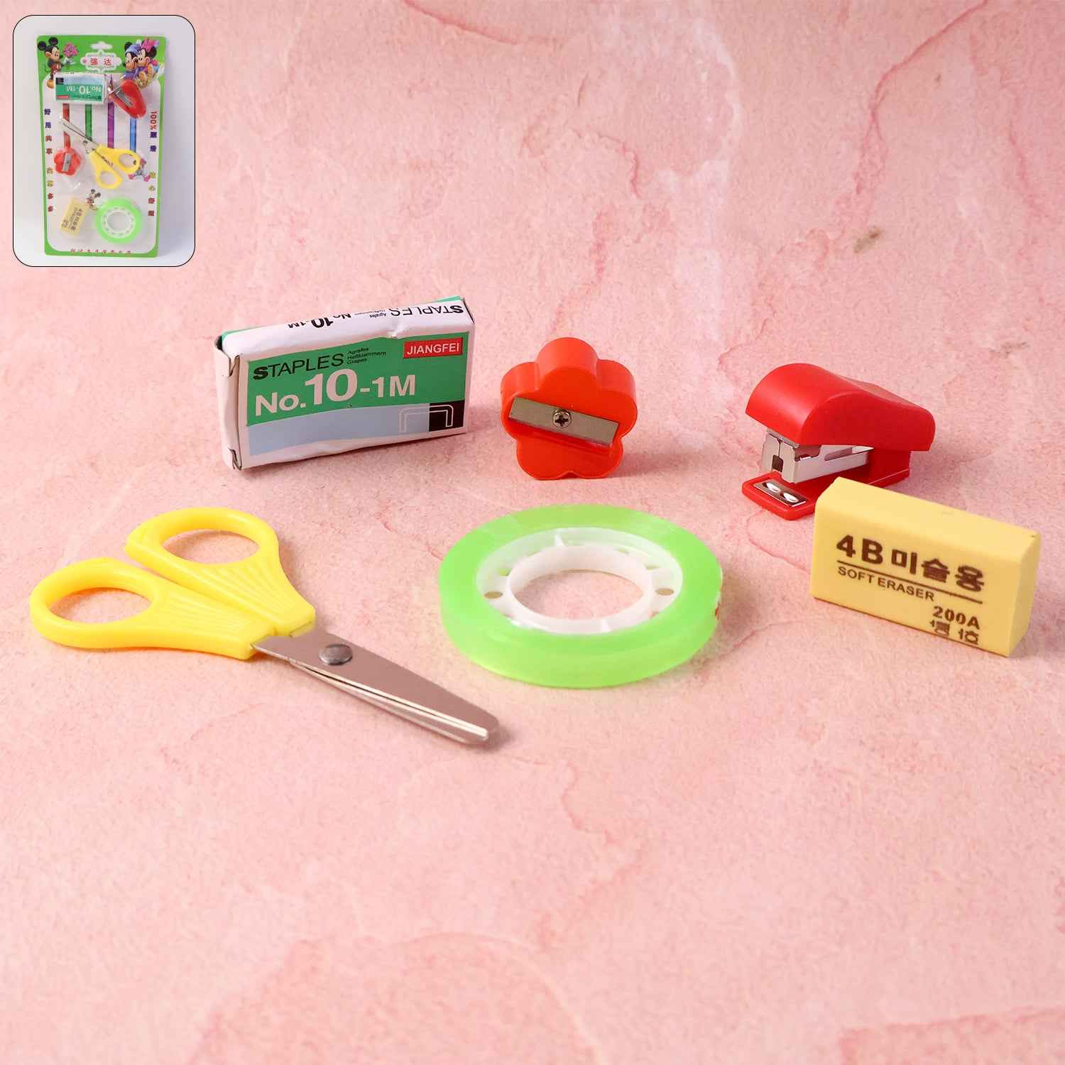 6 In 1 Multipurpose Mini Stationery Kit For Students