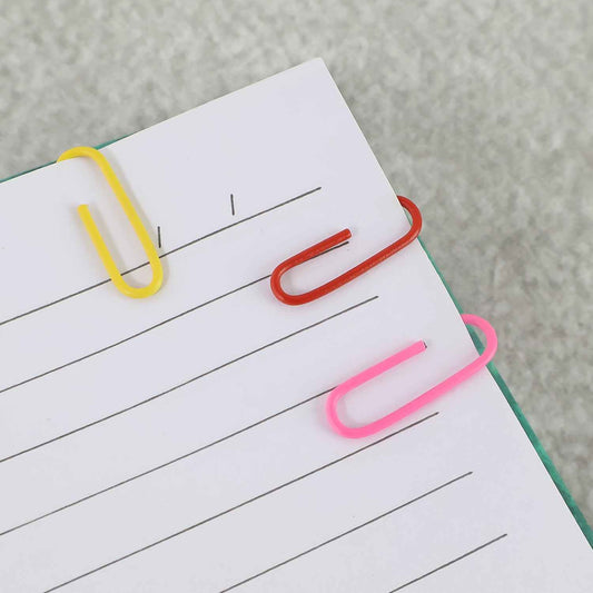 Vinyl-coated Paper Clips - (10 Pc  Set)