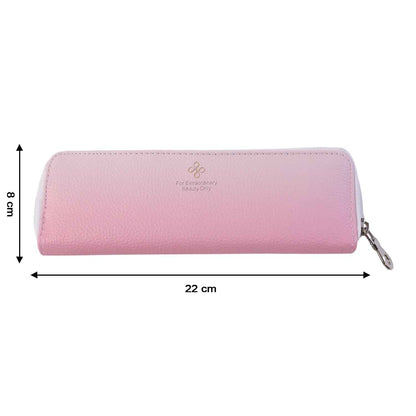Premium Makeup Brush Storage Pouch With Zip Closure (1 Pc)
