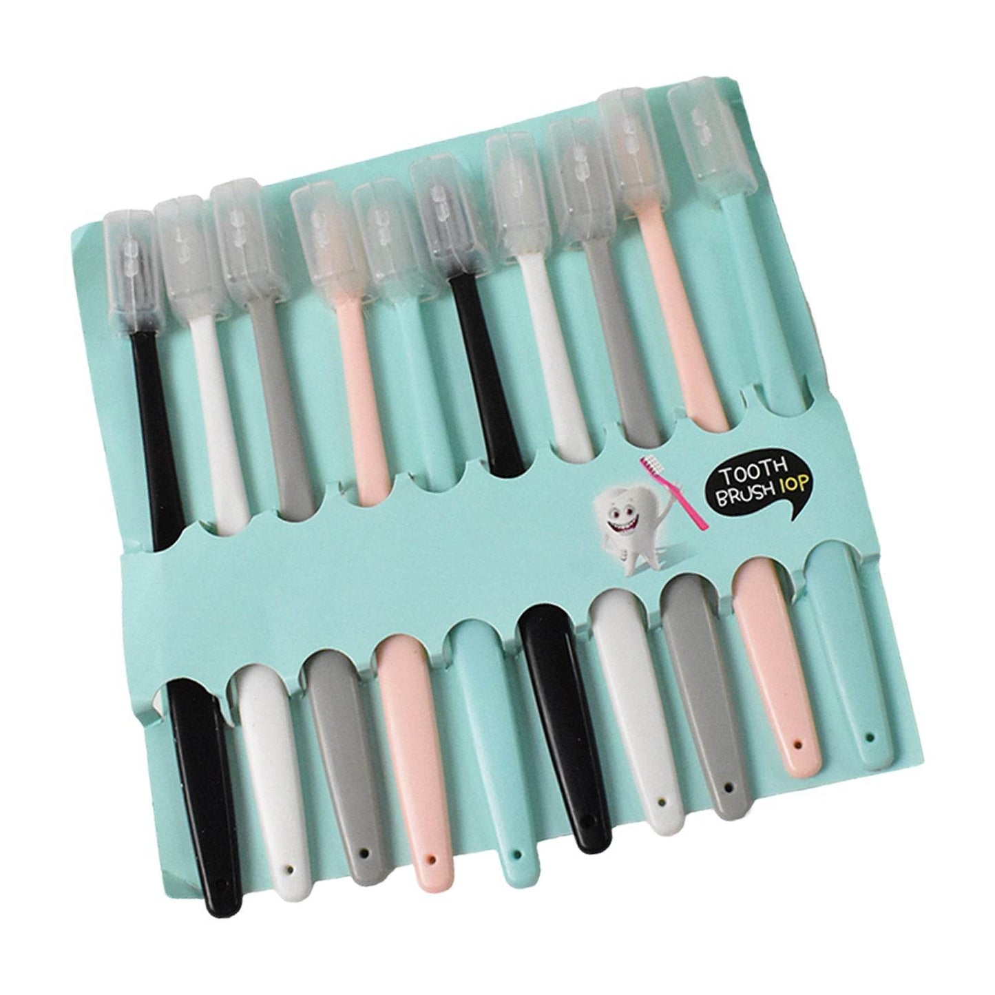 Kids Adults Ultra Soft-bristled Toothbrush With Cover (10 Pcs Set) - Best Deals at BeSh Deals®