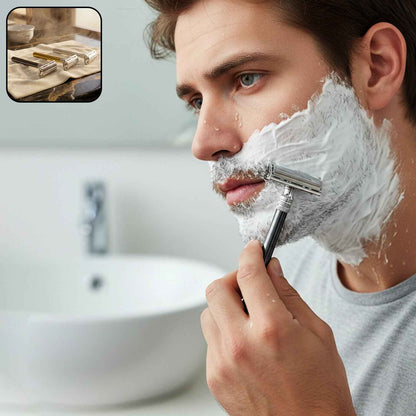Classic Double Edge Shaving Razor For Men (1 Pc Mix Color)