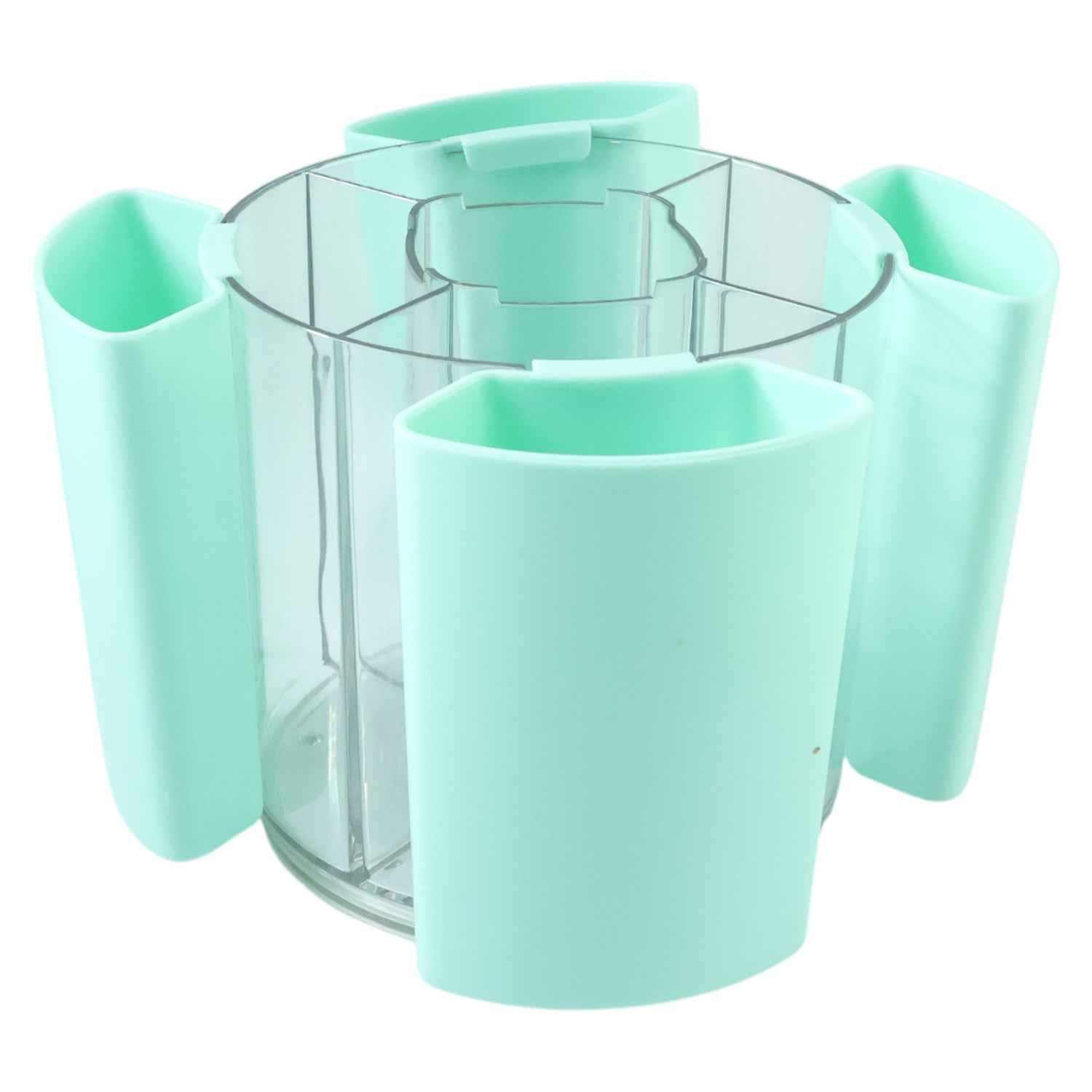 Multipurpose 5 Compartment Rotating Pen Holder (1 Pc)