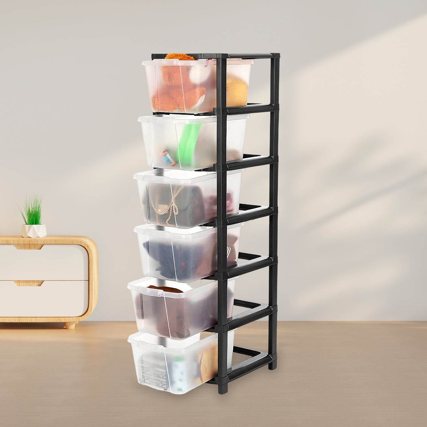 6-layer Modular Plastic Drawer Storage Cabinet - Best Deals at BeSh Deals®