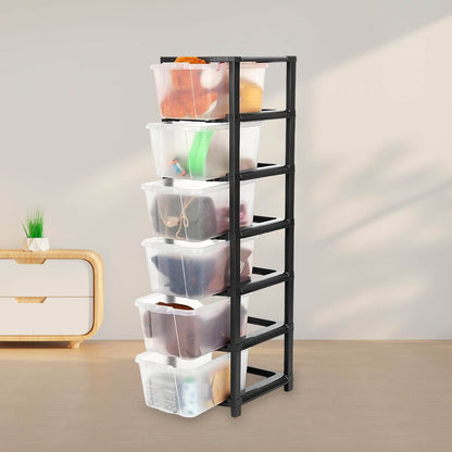 6-layer Modular Plastic Drawer Storage Cabinet - Best Deals at BeSh Deals®