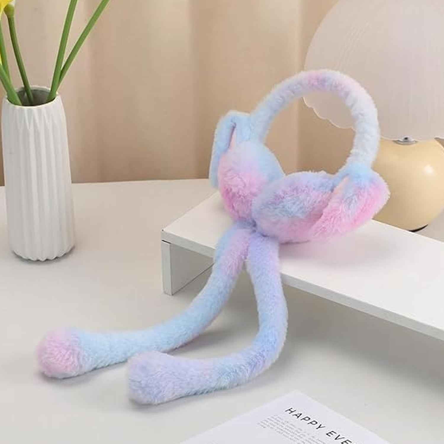 Soft Plush Winter Earmuffs For Kids (1 Pc)