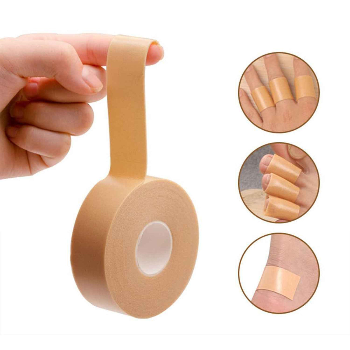 6224  Anti-wear Foam Cotton Heel Sticker Tape Patch Blister Plaster Waterproof First Aid Blister Pedicure Pad Foot Care Insole
