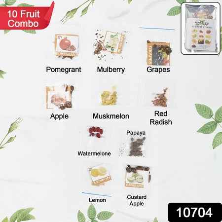 Fruit Seeds Combo Pack - (10 Pc  Set)