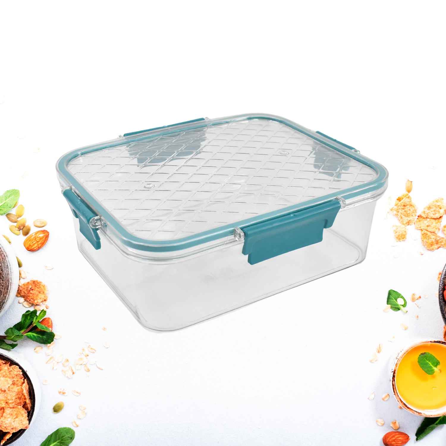 Multipurpose Plastic Containers  Lunch Boxes (3 Pcs Set  1500 750 350 Ml Approx)