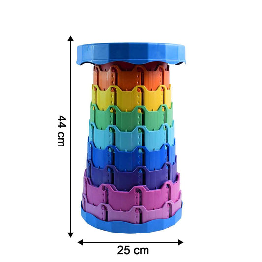 Portable Telescopic Folding Stool (1 Pc)