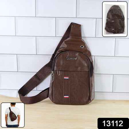 13112 Waterproof Anti Theft Cross-body Fanny Pack Waist Bag Shoulder Bags Chest Men Casual Fashion Usb Charging Earphone Hook Sling Travel Bag (1 Pc)