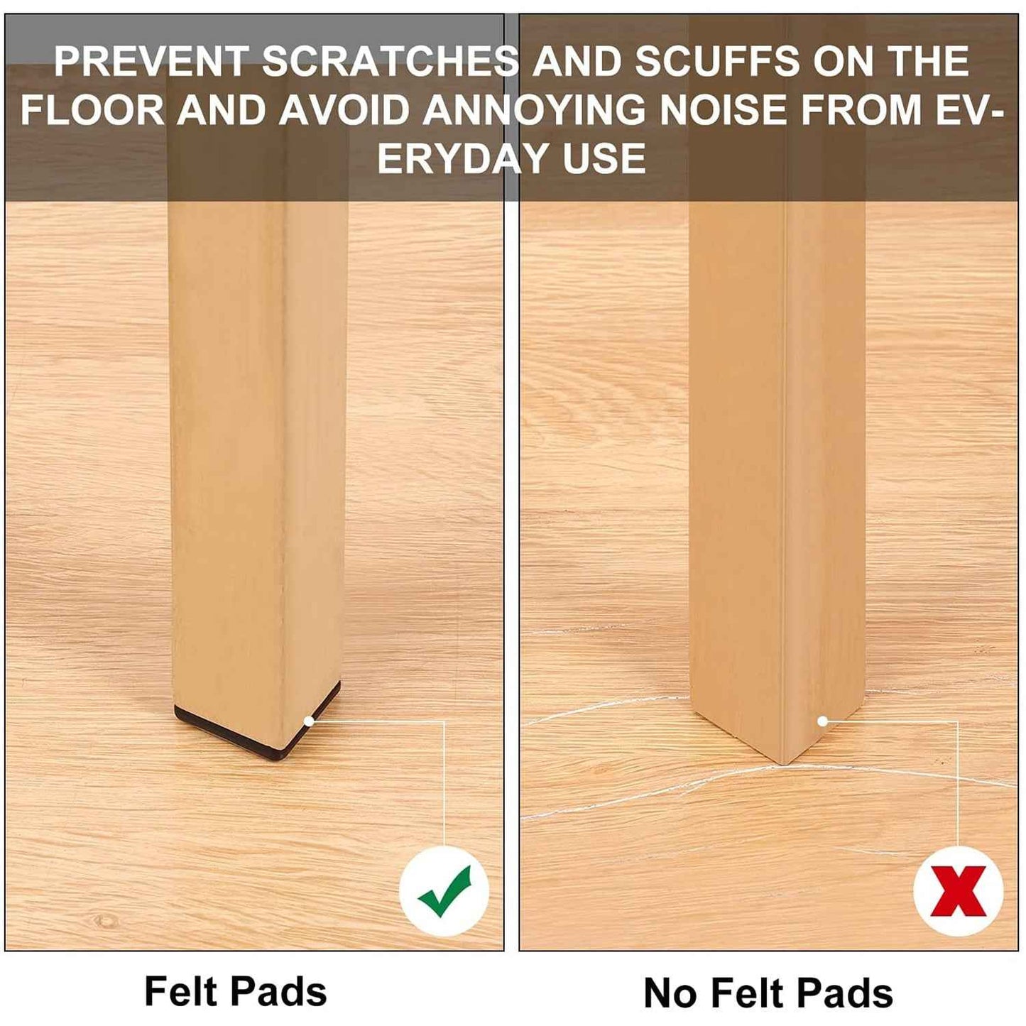 Furniture Protection Pad Furniture Anti Slip Floor Protection (9 Pcs Set)