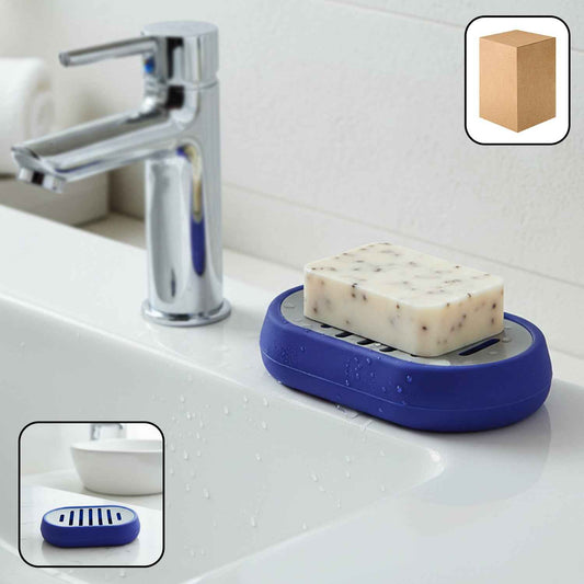 Plastic Soap Holder Tray With Drain Slots (1 Pc)