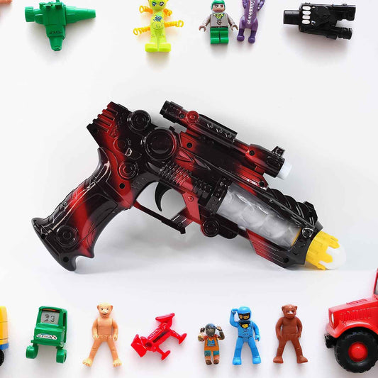 Ttg Led Flashing Sound Laser Toy Gun  Battery Operated Space Gun With Lights  Music