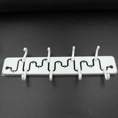 9431 Slideway Adjustable Hook Wall Adhesive Hook Plastic High Quality Hooks For Home   Bathroom Use