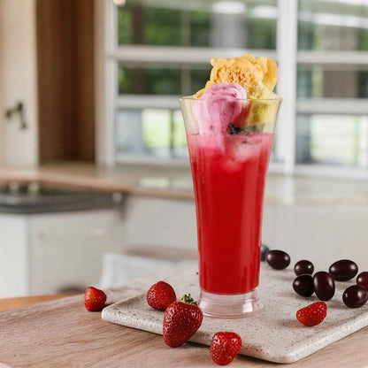 Supermom Plastic Faluda Matt Glass Set (300ml  6 Pc) - Best Deals at BeSh Deals®