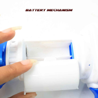 32 Holes Big Rechargeable Powerful Machine Bubble Gun Toys (1 Set)