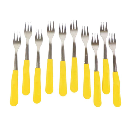 Supermom Premium Stainless Steel Big Fork (6 Pc Set) - BeSh Deals®