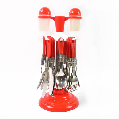 Luxury Cutlery Set For Dining Table Stainless Steel 26-piece Set With Stand (1 Set - Best Deals at BeSh Deals®