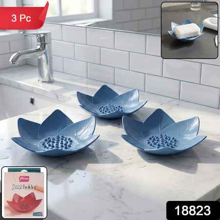 Supermom 3-piece Lotus Blossom Design Soap Holder Set